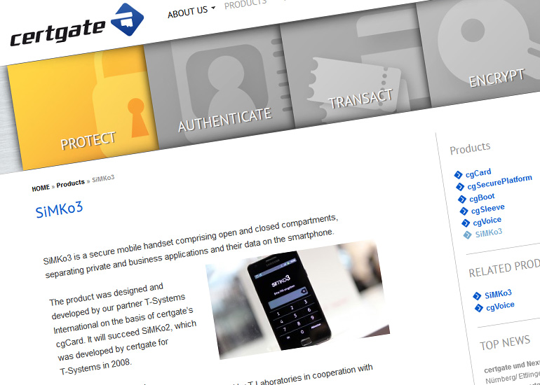 certgate Homepage