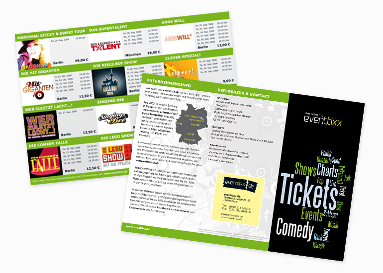 eventtixx Ticketservice Flyer und Tickets