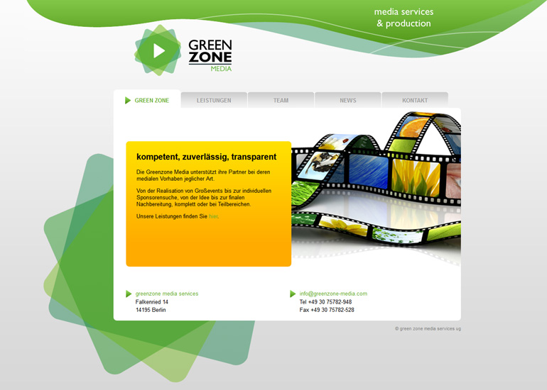greenzone media services Homepage